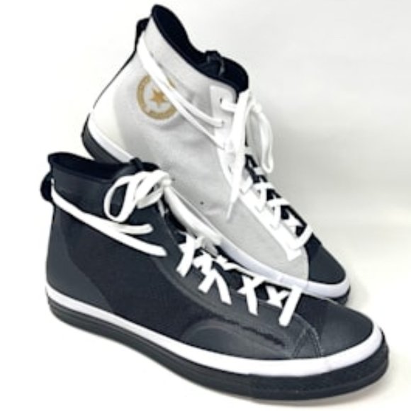 Converse Chuck 70 HI Black White Casual Shoes Men's Size High Top Mesh 170419C - Picture 2 of 13